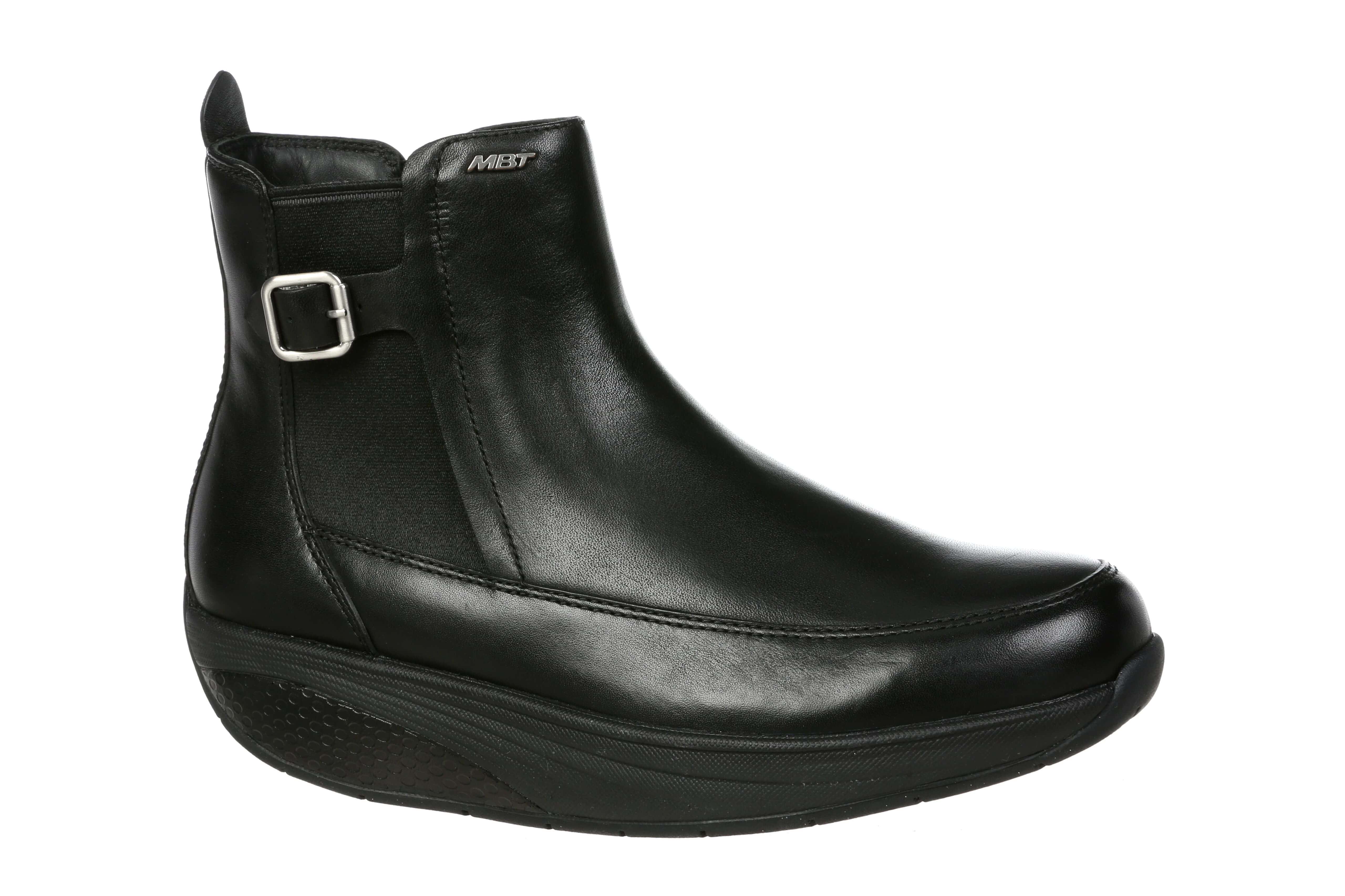 MBT CHELSEA BLACK LEATHER WOMAN BOOT